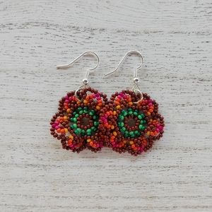 SOLD Beaded earrings